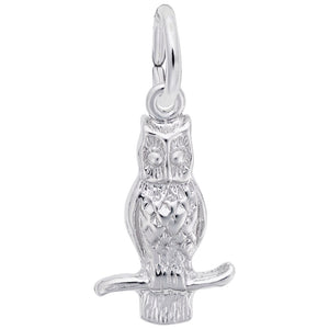 10kt or 14kt Owl Charm #0360