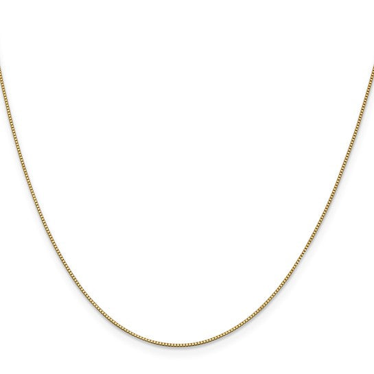 Leslie's 14kt Yellow Gold 0.70 mm Box Chain With Lobster Clasp