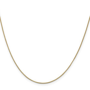 Leslie's 14kt Yellow Gold 0.70 mm Box Chain With Lobster Clasp