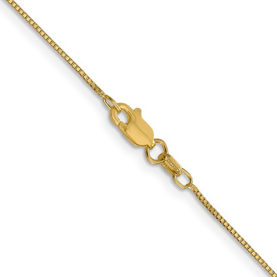 Leslie's 14kt Yellow Gold 0.70 mm Box Chain With Lobster Clasp