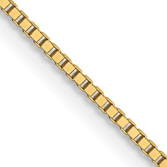 Leslie's 14kt Yellow Gold 0.70 mm Box Chain With Lobster Clasp