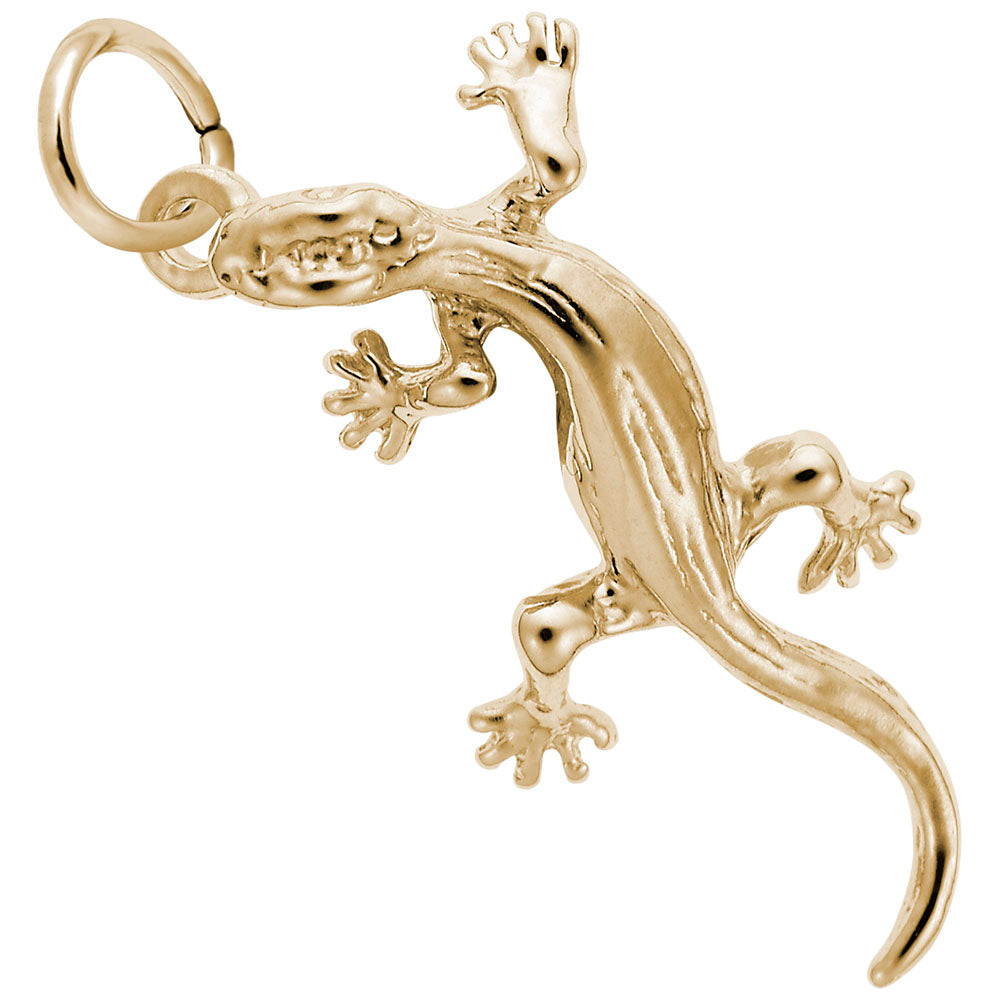 10kt Yellow Gold Lizard Charm #1669