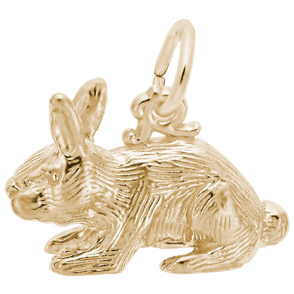 10kt Yellow Gold Rabbit Charm #2264