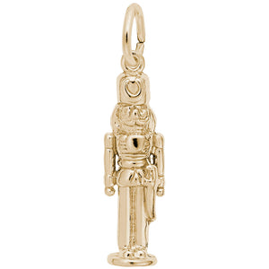 10kt Yellow Gold Nutcracker Charm #3302