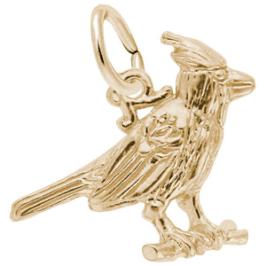 10kt Yellow Gold Cardinal Charm #3541