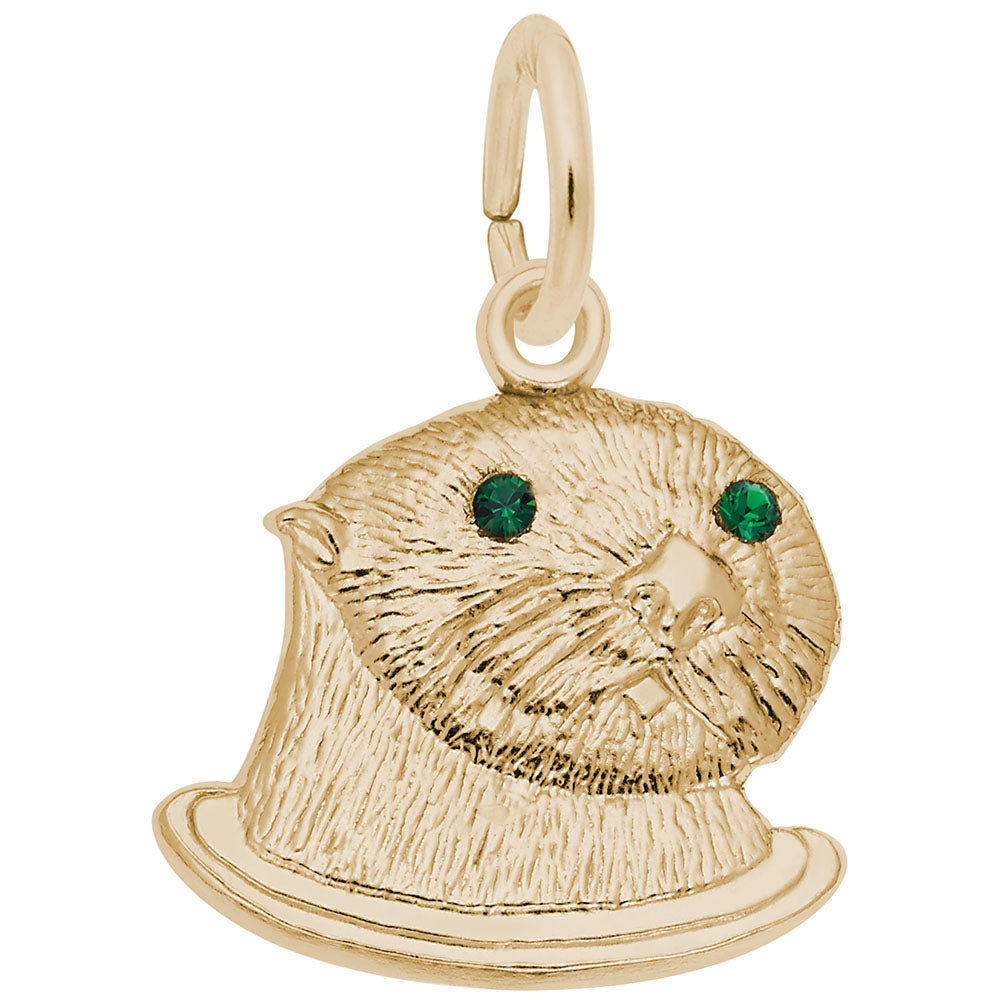 10kt Yellow Gold Otter Charm 3561