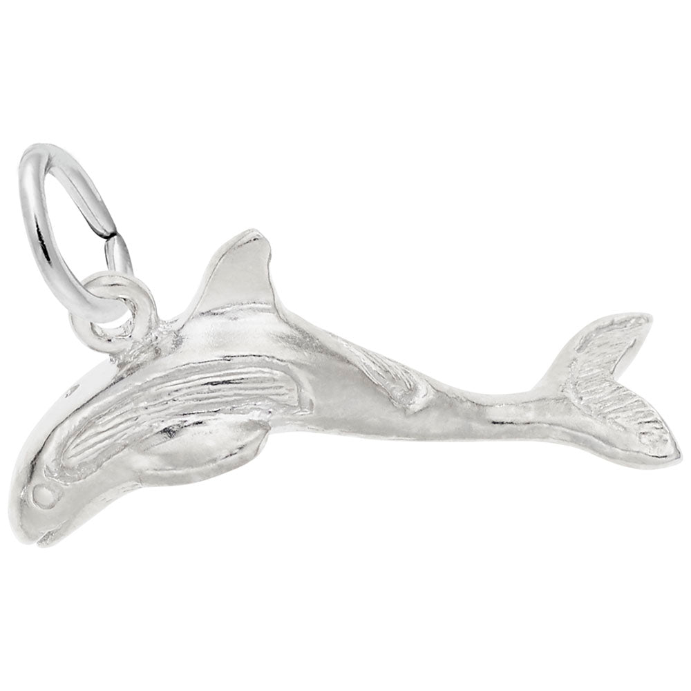 10kt Yellow Gold Whale Charm #3584