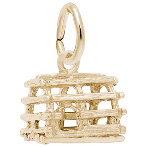 10kt or 14kt Gold Lobster Trap #5298