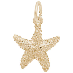 10kt or 14kt Starfish Charm #5619