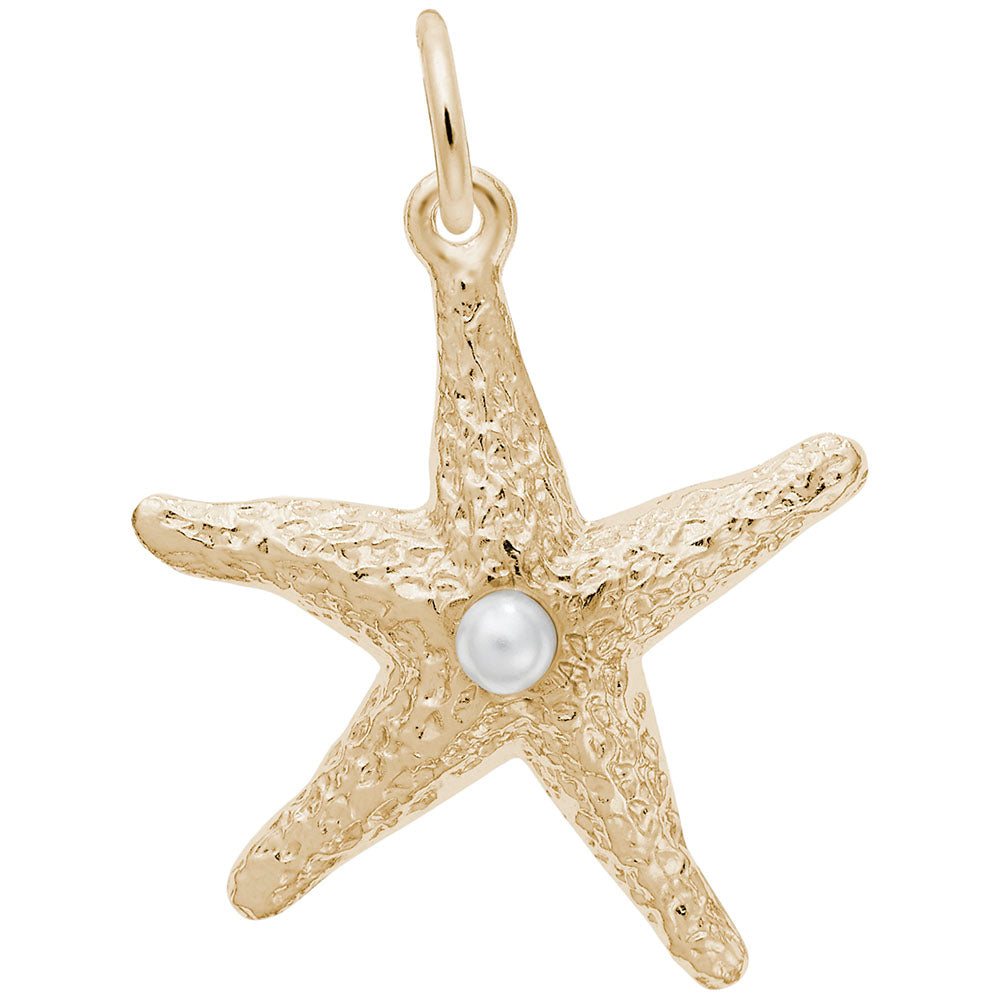 10kt or 14kt Starfish Charm #6027