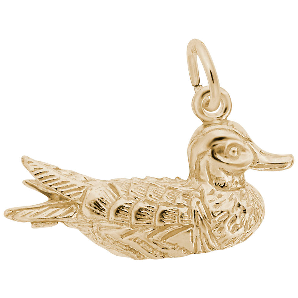 10kt Yellow Gold Duck Charm #6554