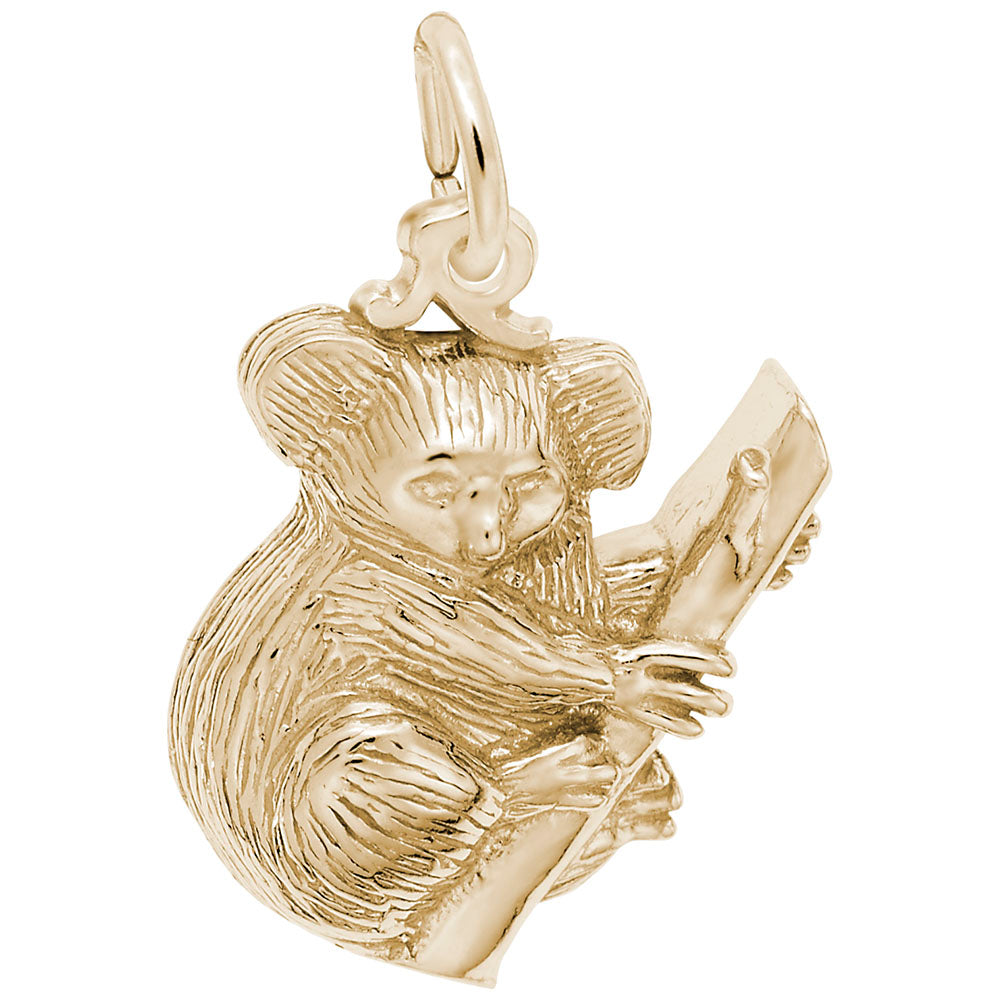 10kt Yellow Gold Koala Bear Charm #8241