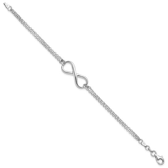 Leslie's Sterling Silver Infinity Symbol Bracelet