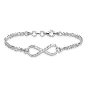 Leslie's Sterling Silver Infinity Symbol Bracelet