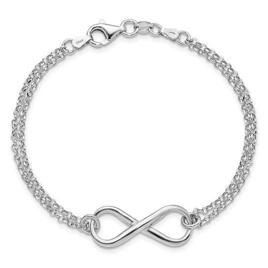 Leslie's Sterling Silver Infinity Symbol Bracelet