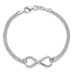 Leslie's Sterling Silver Infinity Symbol Bracelet