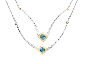 Ed Levin Riveting Gem Necklace