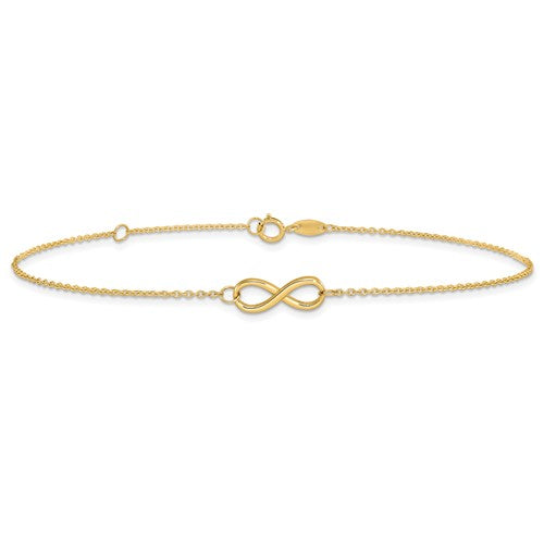 Infinity symbol store anklet