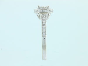 1.09 ct Diamond Halo Style Ring