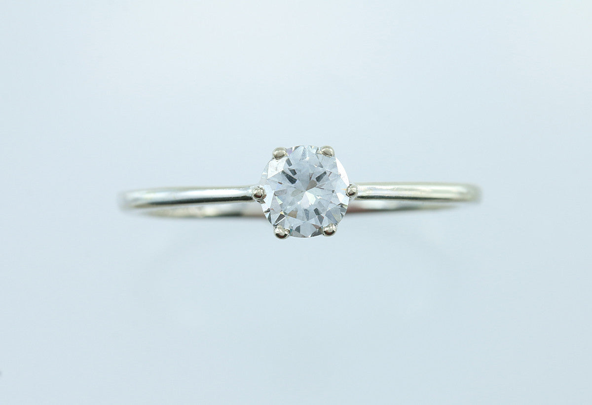 .49ct Diamond 14kt White Gold Solitaire