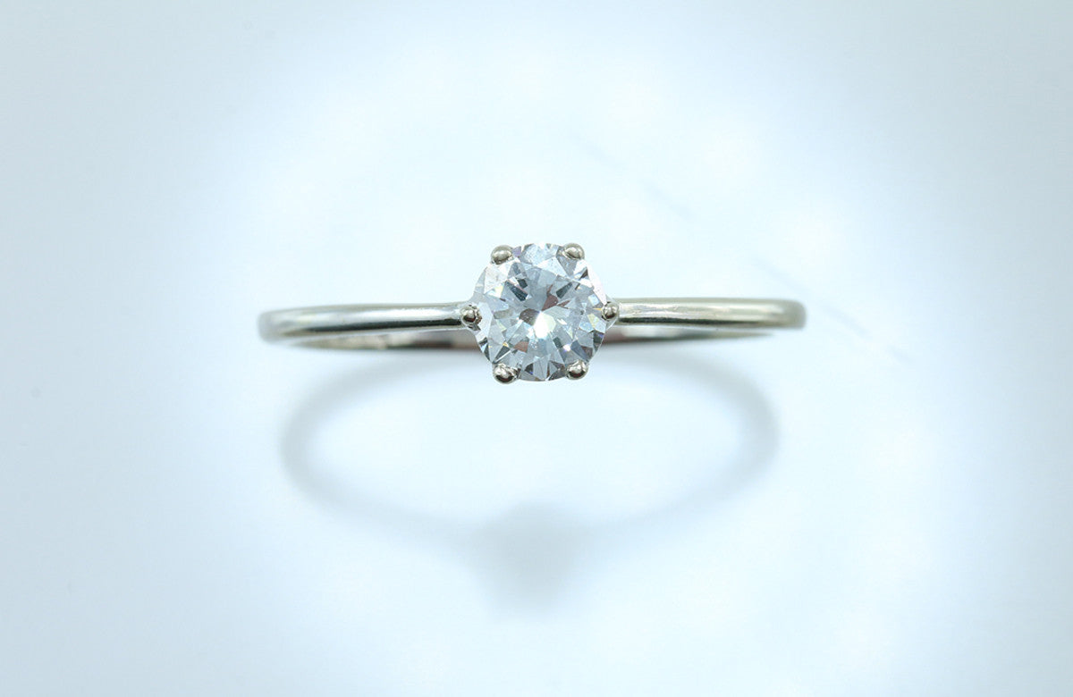 .49ct Diamond 14kt White Gold Solitaire