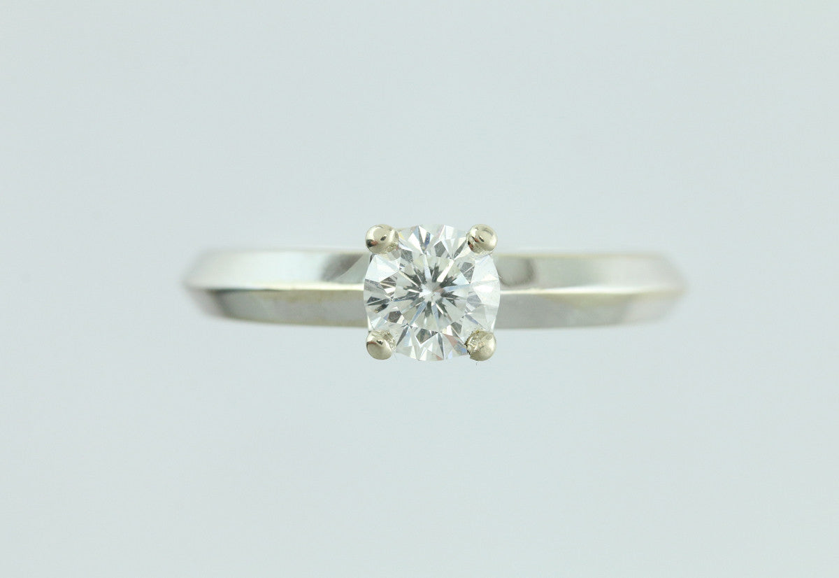 Diamond Solitaire 14kt White Gold