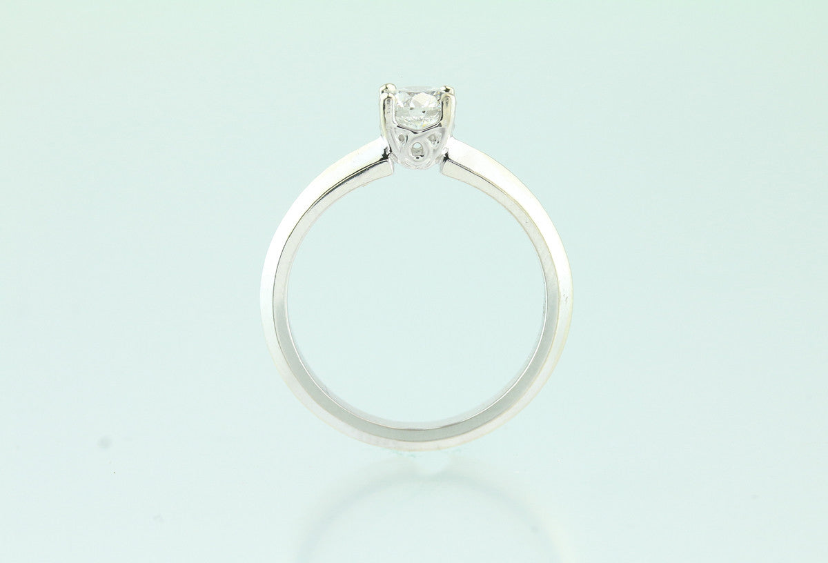 Diamond Solitaire 14kt White Gold