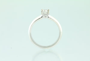 Diamond Solitaire 14kt White Gold