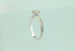 Diamond Solitaire 14kt White Gold